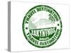 Zakynthos Stamp-radubalint-Stretched Canvas