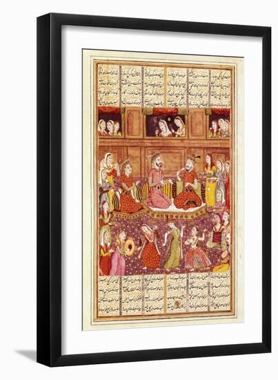 Zal Meets Mihrab of Kabul-null-Framed Art Print