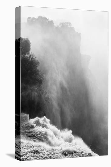 Zambezi River and Victoria Falls, Zimbabwe-Paul Souders-Stretched Canvas