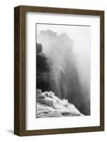 Zambezi River and Victoria Falls, Zimbabwe-Paul Souders-Framed Photographic Print