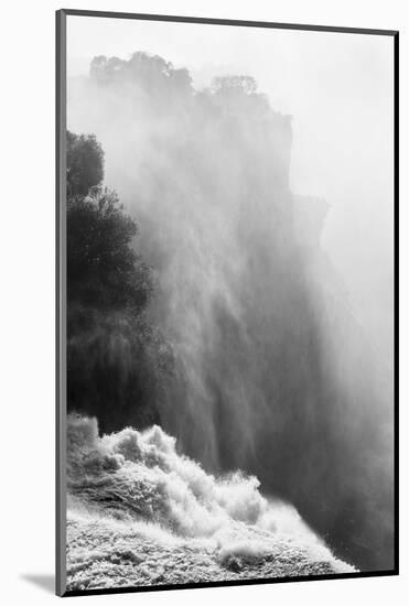 Zambezi River and Victoria Falls, Zimbabwe-Paul Souders-Mounted Photographic Print