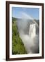 Zambezi River and Victoria Falls, Zimbabwe-Paul Souders-Framed Photographic Print