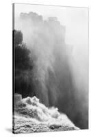 Zambezi River and Victoria Falls, Zimbabwe-Paul Souders-Stretched Canvas
