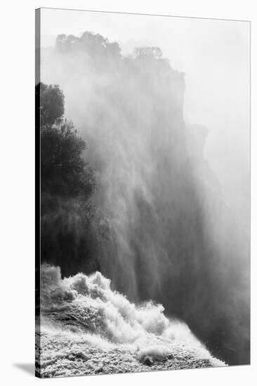 Zambezi River and Victoria Falls, Zimbabwe-Paul Souders-Stretched Canvas