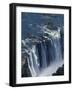 Zambezi River Flowing over Victoria Falls, Mosi-Oa-Tunya National Park, Zambia-Paul Souders-Framed Photographic Print