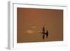 Zambia Fishermen at Sunset on the Luangwa River-null-Framed Photographic Print