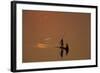 Zambia Fishermen at Sunset on the Luangwa River-null-Framed Photographic Print