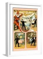 Zan Zig Performing in Four Magic Vignettes-null-Framed Art Print