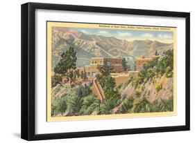 Zane Grey Residence, Catalina, California-null-Framed Art Print