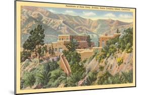 Zane Grey Residence, Catalina, California-null-Mounted Art Print