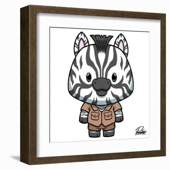 Zane Zebra-Marcus Prime-Framed Art Print