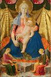 Madonna of Humility with Two Musician Angels, C. 1450-Zanobi Strozzi-Mounted Giclee Print