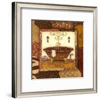 Zanzibar Bath I-Janet Tava-Framed Art Print