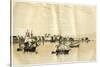 Zanzibar from the Sea, 1883-null-Stretched Canvas