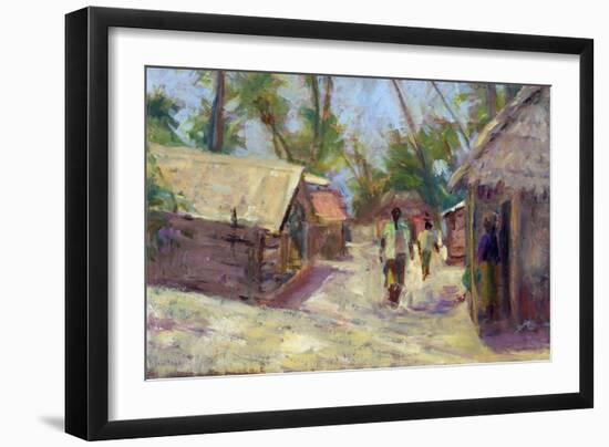 Zanzibar Village, 2001-Karen Armitage-Framed Giclee Print