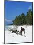 Zanzibari Boys Playing on Pingwe Beach, Zanzibar, Tanzania, East Africa, Africa-Yadid Levy-Mounted Photographic Print