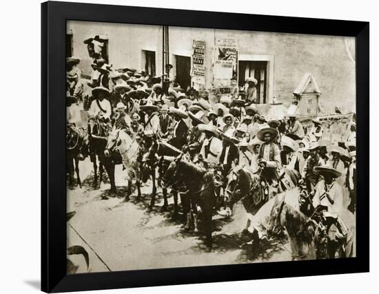 Zapata and His Men, 1910-null-Framed Giclee Print