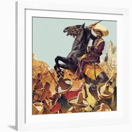 Zapata! the Bandit Who Ruled Mexico-McConnell-Framed Giclee Print