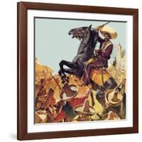 Zapata! the Bandit Who Ruled Mexico-McConnell-Framed Giclee Print