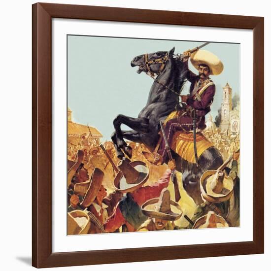 Zapata! the Bandit Who Ruled Mexico-McConnell-Framed Giclee Print