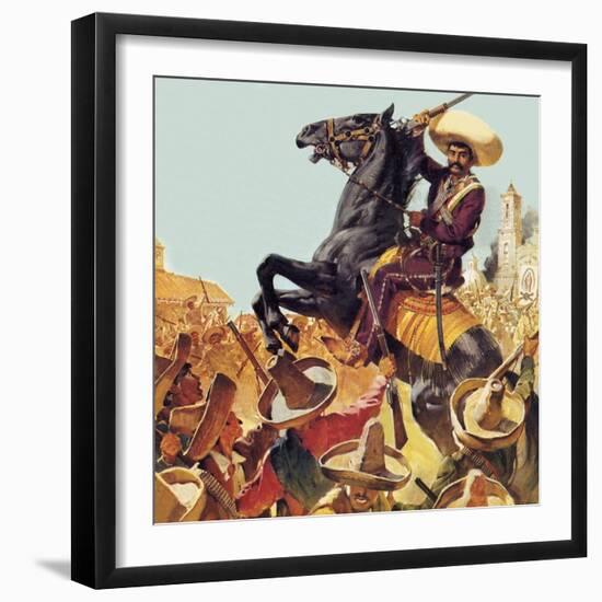 Zapata! the Bandit Who Ruled Mexico-McConnell-Framed Premium Giclee Print