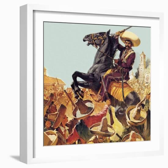 Zapata! the Bandit Who Ruled Mexico-McConnell-Framed Premium Giclee Print