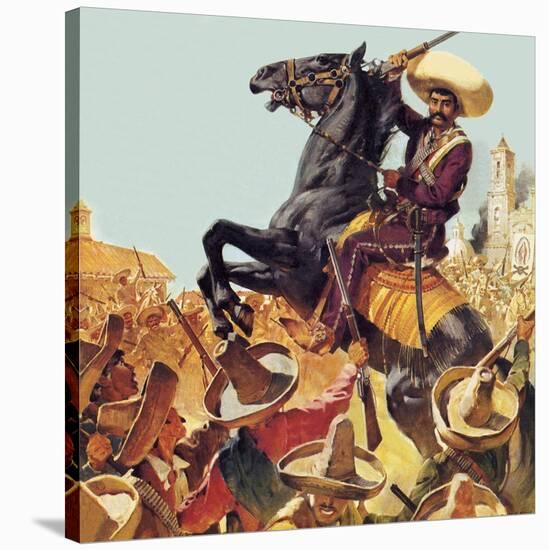 Zapata! the Bandit Who Ruled Mexico-McConnell-Stretched Canvas