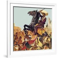 Zapata! the Bandit Who Ruled Mexico-McConnell-Framed Giclee Print