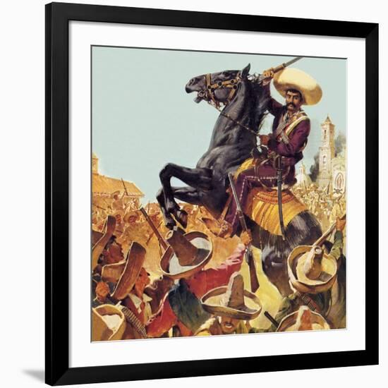 Zapata! the Bandit Who Ruled Mexico-McConnell-Framed Giclee Print