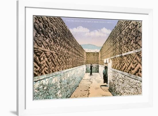 Zapotec-Mixtec Ruins in Mitla, Oaxaca, Mexico-null-Framed Premium Giclee Print