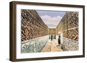 Zapotec-Mixtec Ruins in Mitla, Oaxaca, Mexico-null-Framed Art Print