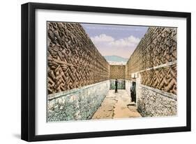 Zapotec-Mixtec Ruins in Mitla, Oaxaca, Mexico-null-Framed Art Print