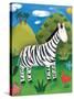 Zara the Zebra-Sophie Harding-Stretched Canvas