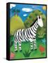 Zara the Zebra-Sophie Harding-Framed Stretched Canvas