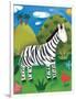 Zara the Zebra-Sophie Harding-Framed Art Print