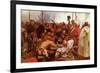 Zaraporoski Cossacks Send the Turkish Sultan Mahmoud Iv a Letter-Ilya Repin-Framed Premium Giclee Print