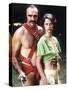 Zardoz by JohnBoorman with Sean Connery and Charlotte Rampling, 1974 (photo)-null-Stretched Canvas