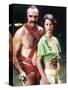 Zardoz by JohnBoorman with Sean Connery and Charlotte Rampling, 1974 (photo)-null-Stretched Canvas