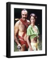 Zardoz by JohnBoorman with Sean Connery and Charlotte Rampling, 1974 (photo)-null-Framed Photo