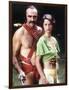 Zardoz by JohnBoorman with Sean Connery and Charlotte Rampling, 1974 (photo)-null-Framed Photo