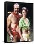 Zardoz by JohnBoorman with Sean Connery and Charlotte Rampling, 1974 (photo)-null-Framed Stretched Canvas