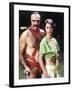 Zardoz by JohnBoorman with Sean Connery and Charlotte Rampling, 1974 (photo)-null-Framed Photo