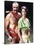 Zardoz by JohnBoorman with Sean Connery and Charlotte Rampling, 1974 (photo)-null-Stretched Canvas