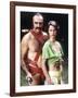 Zardoz by JohnBoorman with Sean Connery and Charlotte Rampling, 1974 (photo)-null-Framed Photo