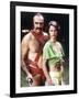 Zardoz by JohnBoorman with Sean Connery and Charlotte Rampling, 1974 (photo)-null-Framed Photo