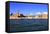 Zattere Canal on the Way to the Seaport.-Stefano Amantini-Framed Stretched Canvas