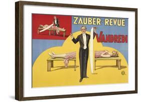 Zauber-Revue - Vandredi. Germany, 1923 (Adolph Friedländer, Hamburg)-Atelier Adolph Friedländer-Framed Giclee Print