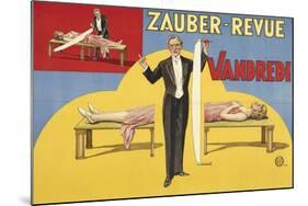 Zauber-Revue - Vandredi. Germany, 1923 (Adolph Friedländer, Hamburg)-Atelier Adolph Friedländer-Mounted Giclee Print