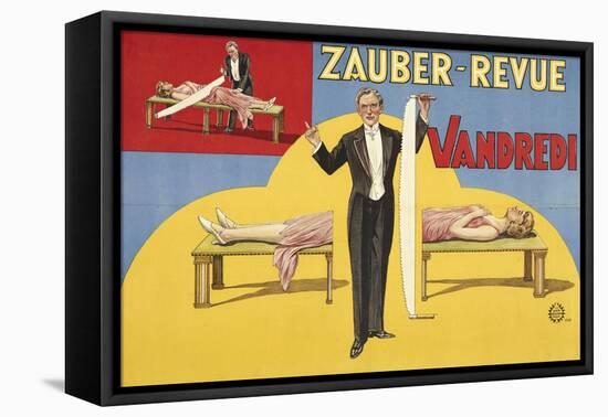 Zauber-Revue - Vandredi. Germany, 1923 (Adolph Friedländer, Hamburg)-Atelier Adolph Friedländer-Framed Stretched Canvas