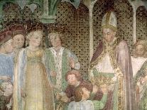 Queen Theodolinda and Pope Gregory the Great-Zavattari Family-Giclee Print